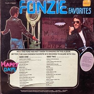 Happy Days Fonzie Favorites Record